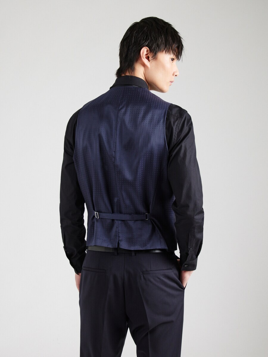 Костюмный жилет BOSS Suit Vest H-Huge, темно-синий — фото 4