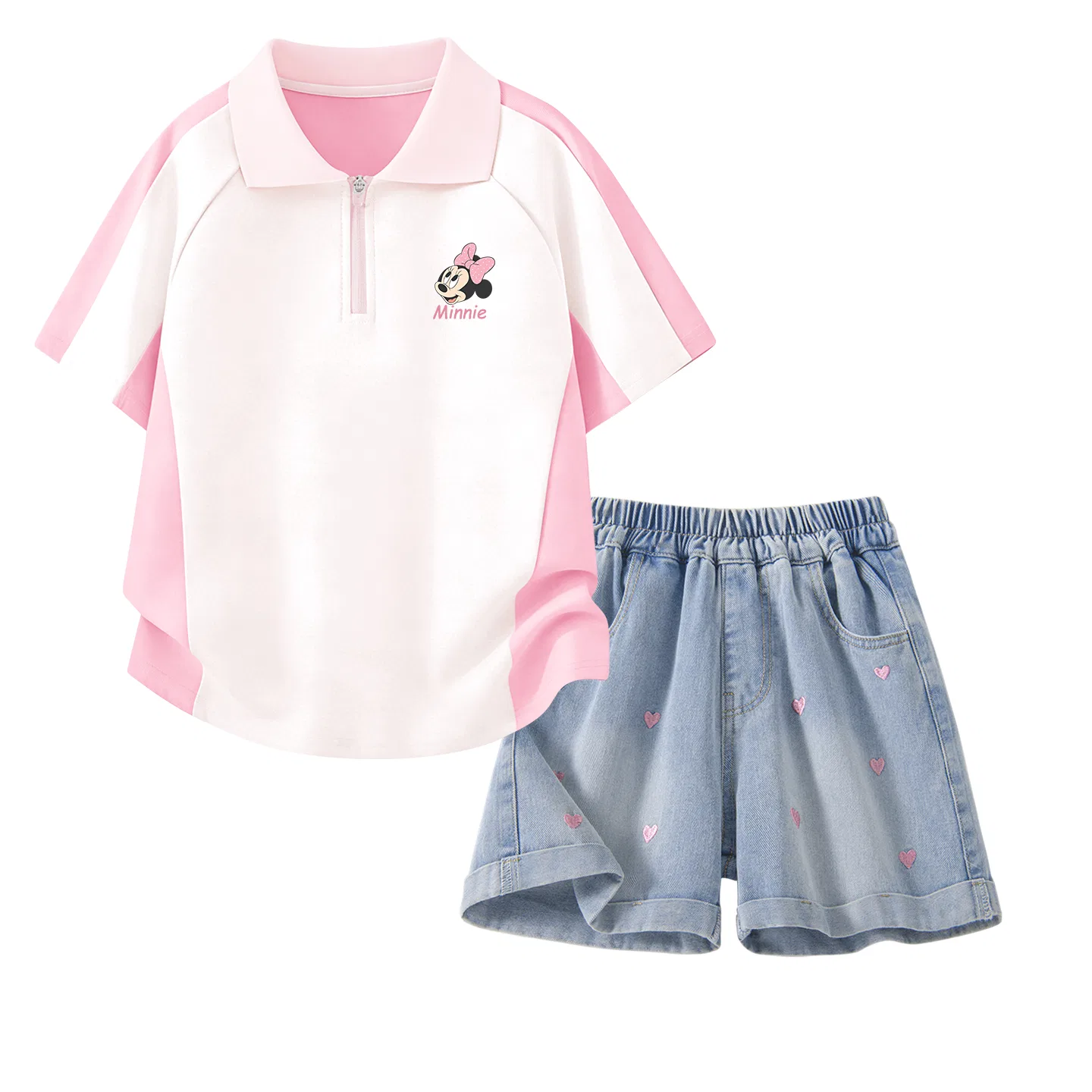 Детский спортивный костюм Disney Casual Sportswear 2 Pack, розовый+голубой — фото 4
