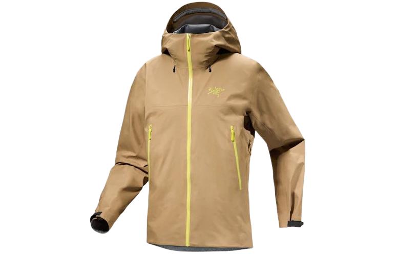 

Arcteryx Водонепроницаемая ветровка мужская BETA, защита от ветра, легкая, Sandstone Brown/Joyful Green/Canvas/Euphoria