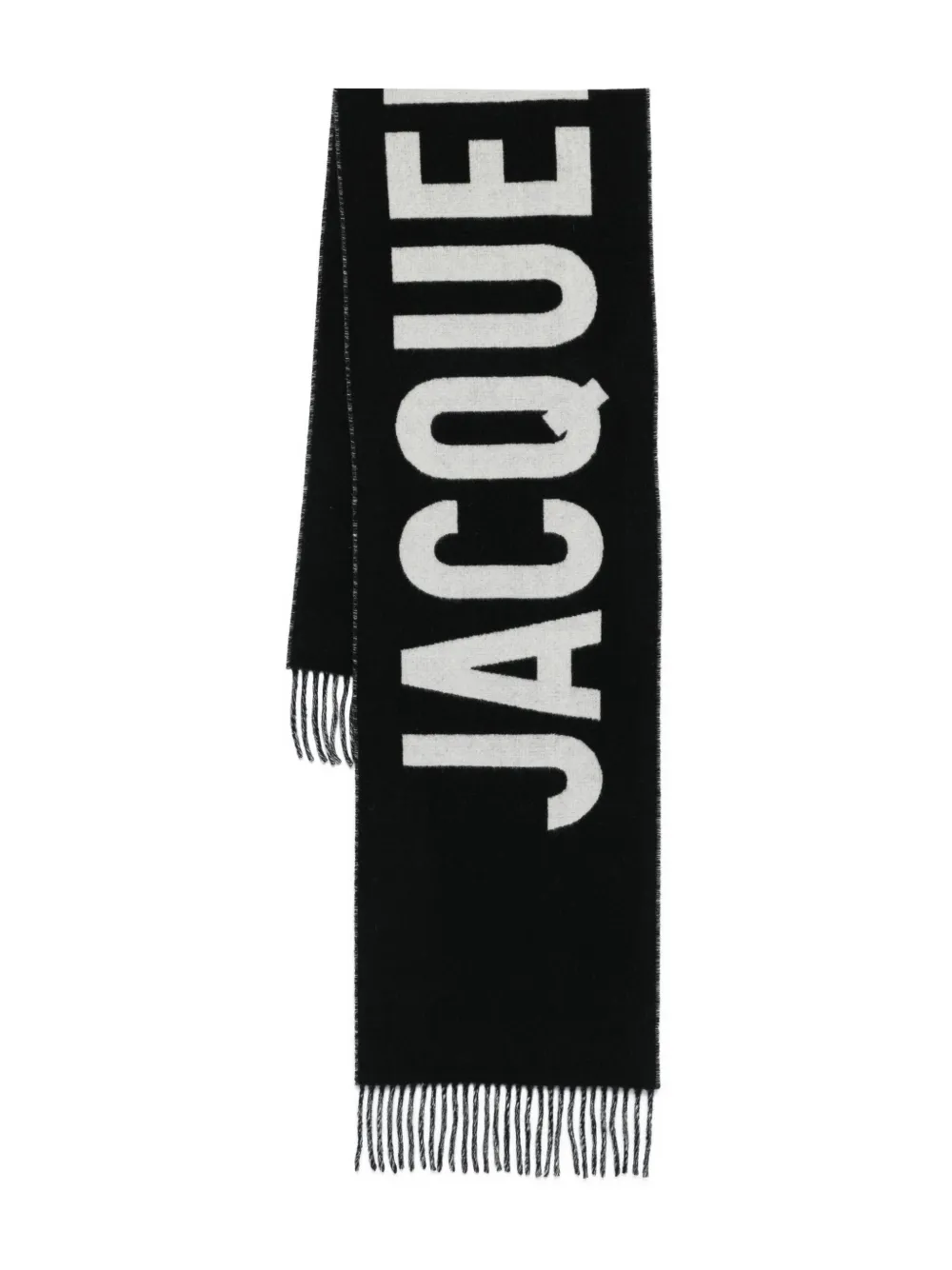 

Шарф с логотипом JACQUEMUS, черный