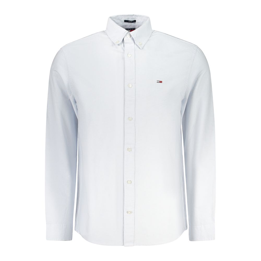 

Синяя хлопковая мужская рубашка Tommy Hilfiger, Blue