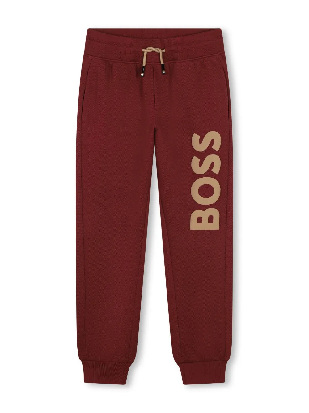 

Спортивные брюки с логотипом BOSS Kidswear, красный