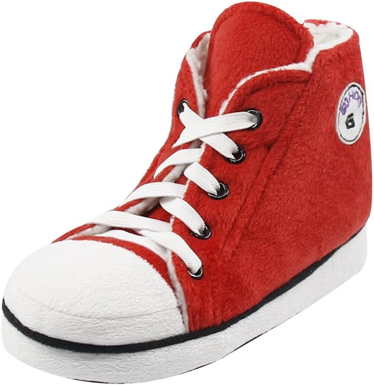 

Домашние кроссовки-тапочки для мужчин, теплые зимние, забавные уютные домашние кроссовки-тапочки для мальчиков Gohom, черный