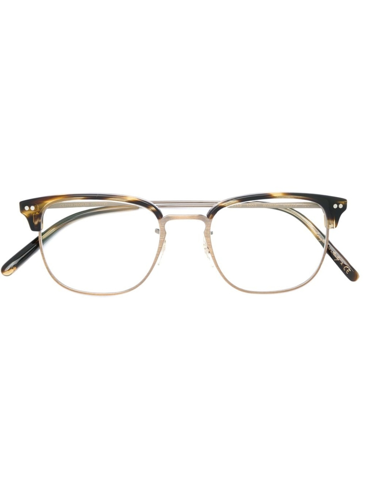 

Oliver Peoples очки 'Willman', коричневый