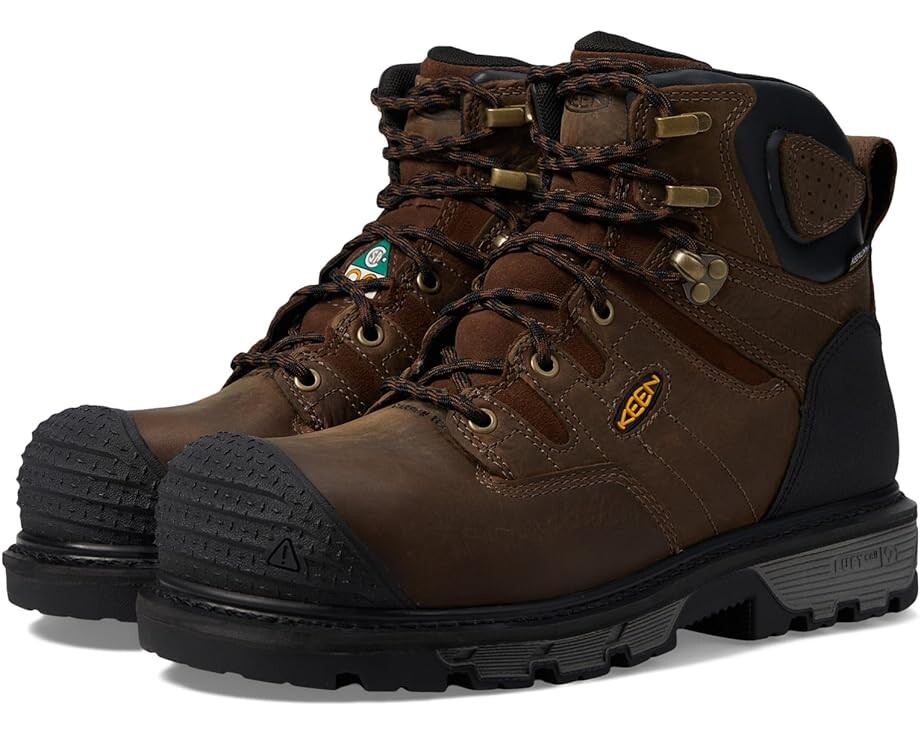 

Ботинки KEEN Utility CSA Camden 6" Waterproof, цвет Dark Earth/Black
