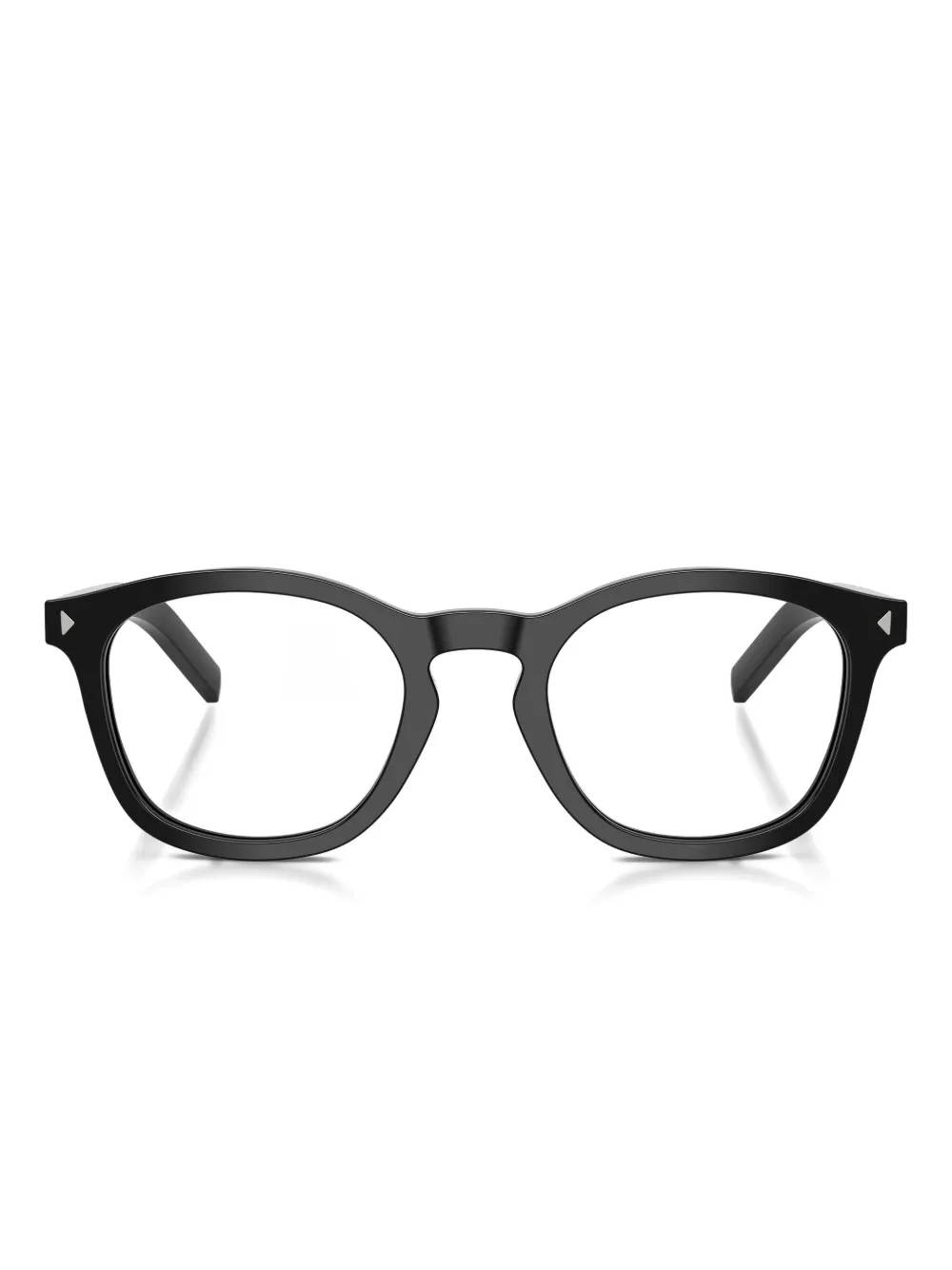 

Очки в круглой оправе Prada, черный