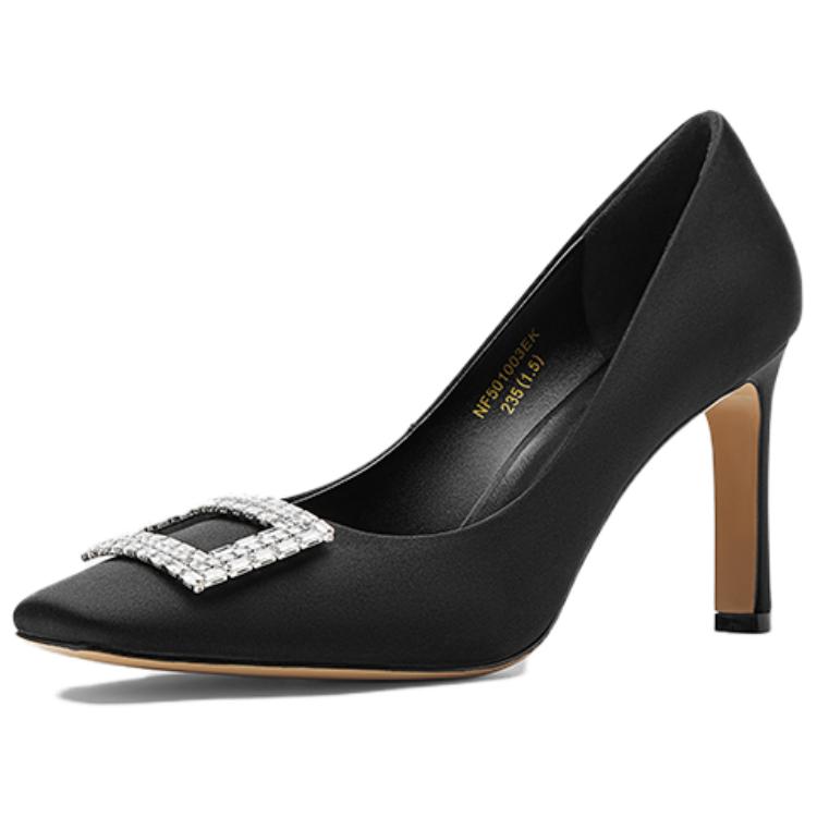 NINE WEST Женские черные туфли на высоком каблуке, цвет Black — фото 3