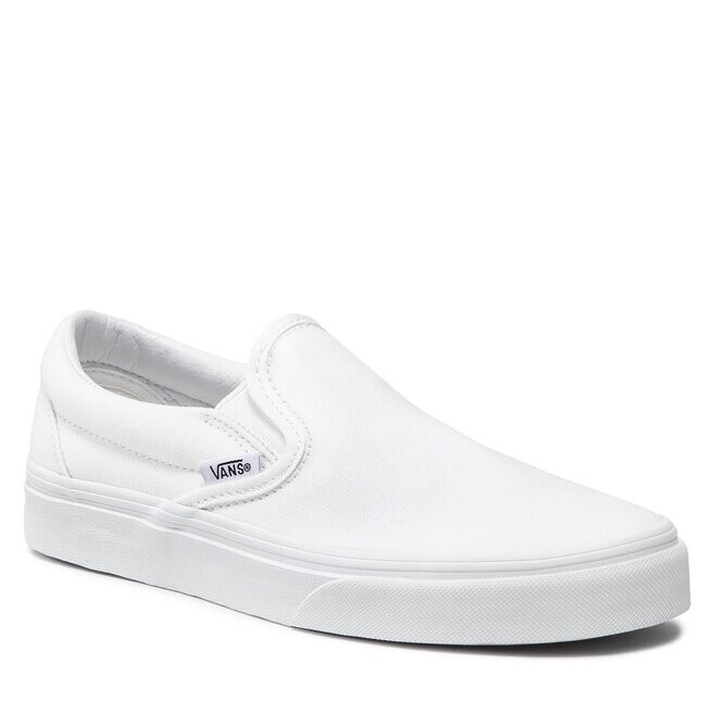 

Кроссовки Vans ClassicSlip-On, белый, Серый;белый, Кроссовки Vans ClassicSlip-On, белый