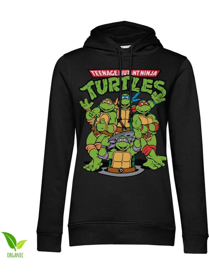 

Толстовка с капюшоном Teenage Mutant Ninja Turtles, черный