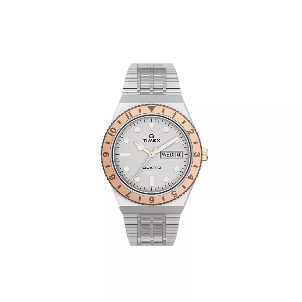 

TIMEX Часы Wrist Watch Quartz Movement Stainless Steel Strap Pink Watch Dial Women's Watch, Silver