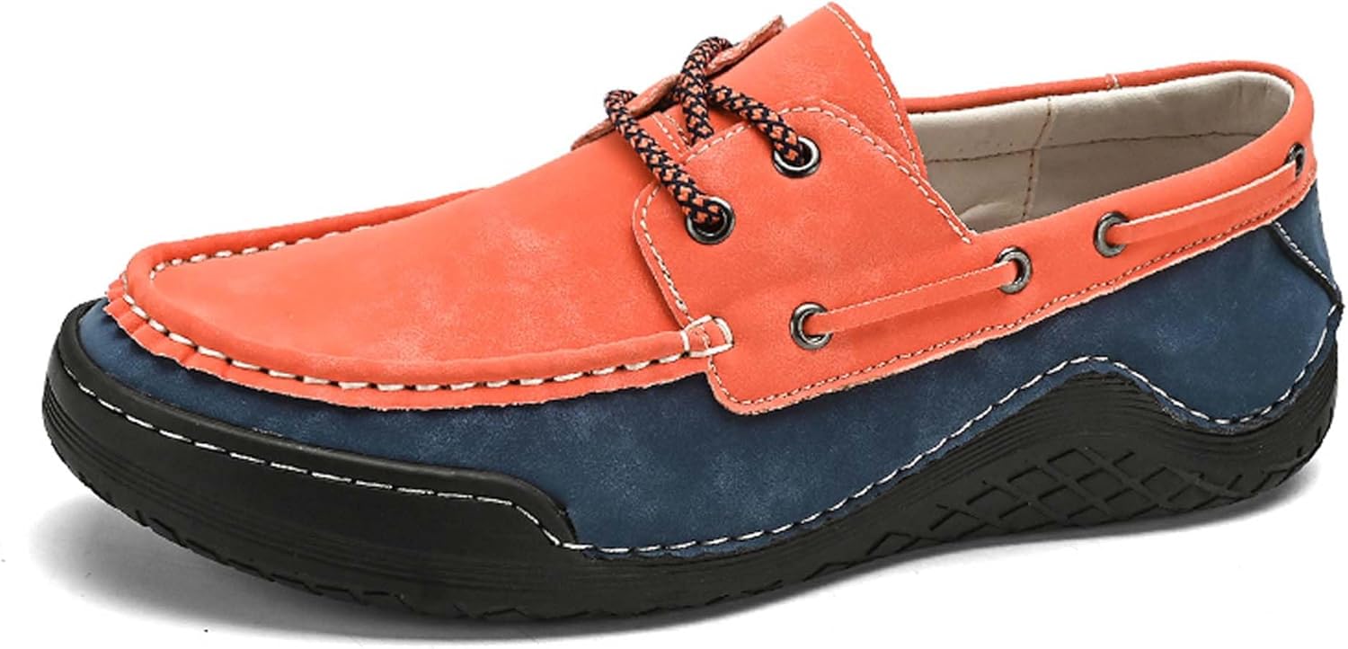 

Мужские повседневные лоферы, модная повседневная обувь, удобные слипоны с поддержкой, прогулочные туфли, повседневные балетки, модные повседневные кроссовки Dzbajrqm, оранжевый