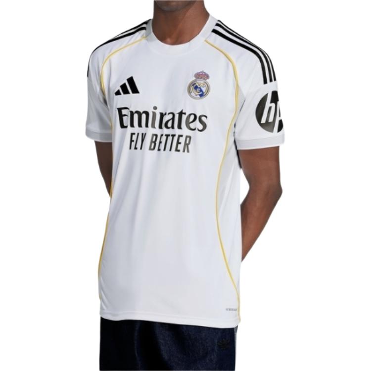 Футболка Real Madrid 25/26 домашняя с доставкой для участников AdiClub Adidas, белый