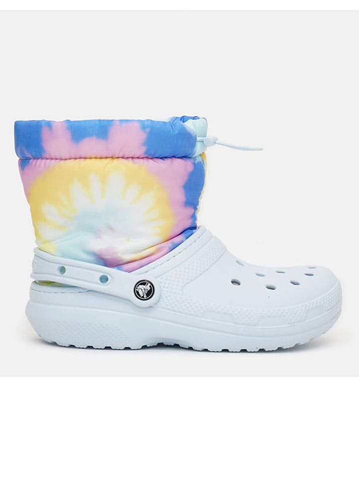 Женские полусапоги Crocs комбинированные, мультиколор