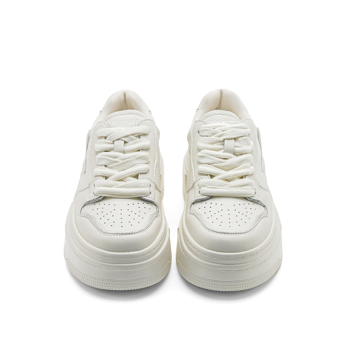 Лоу-топ скейтерские ботинки Law Step Street с противоскользящей подошвой и высотой каблука 6 см для женщин UNCLEWEN, цвет экрю — фото 3