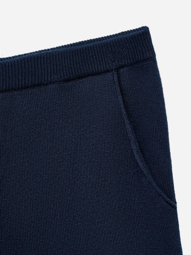 Детские брюки Megan из хлопкового трикотажа Mango, Navy — фото 3