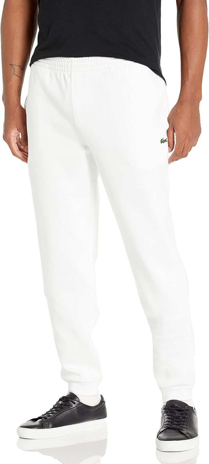 

Lacoste мужские базовые зауженные спортивные штаны, White