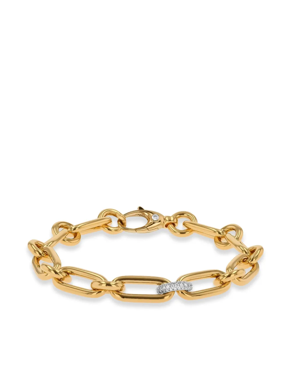 

Браслет Havana из желтого золота с бриллиантами Pragnell, золотой