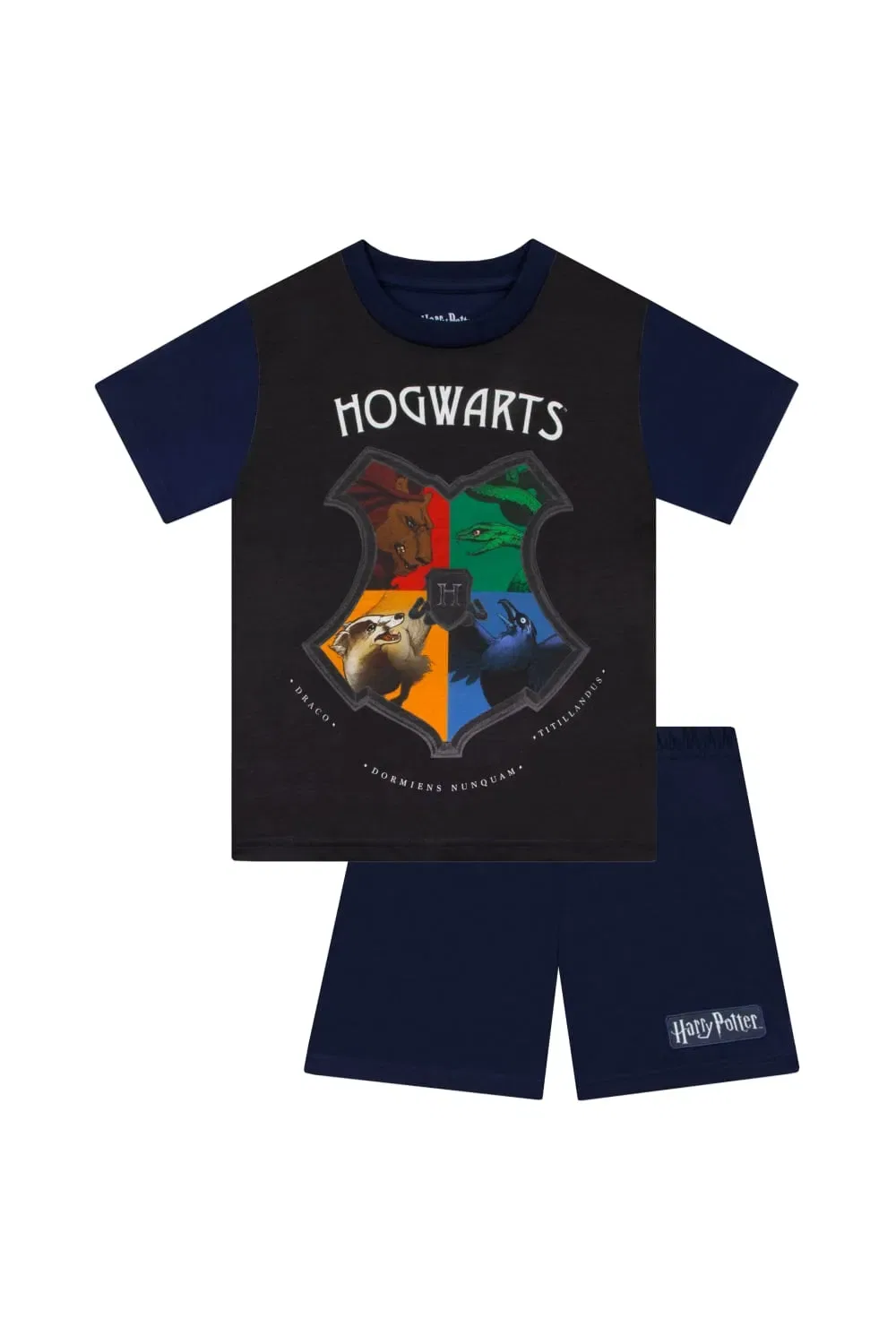 Пижама Hogwarts Crest Harry Potter детская, синий