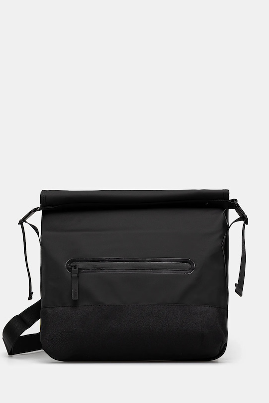 

Сумка Trail Rolltop Messenger Bag W1 Rains, черный