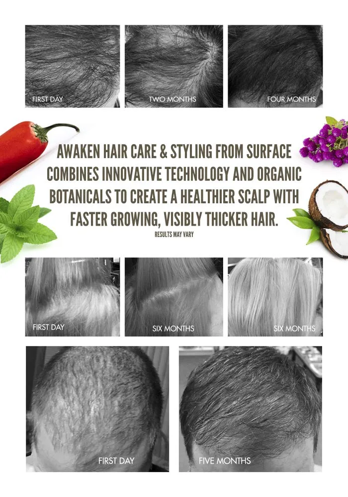 Терапевтический кондиционер Surface Hair Awaken - натуральные ингредиенты для тонких волос и здоровья кожи головы. 59 мл (.) — фото 4