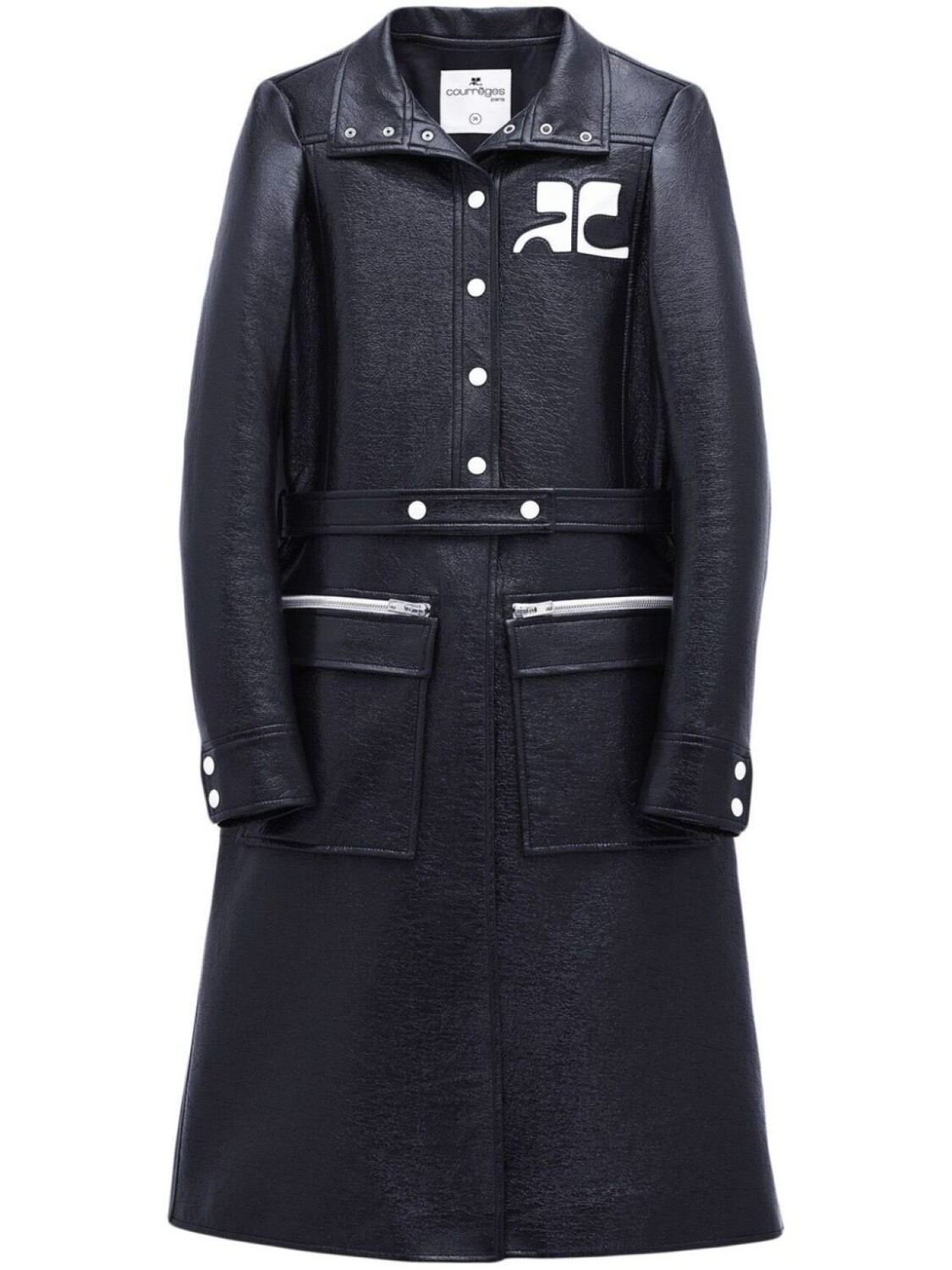 

Виниловый тренч Reedition Courrèges, синий