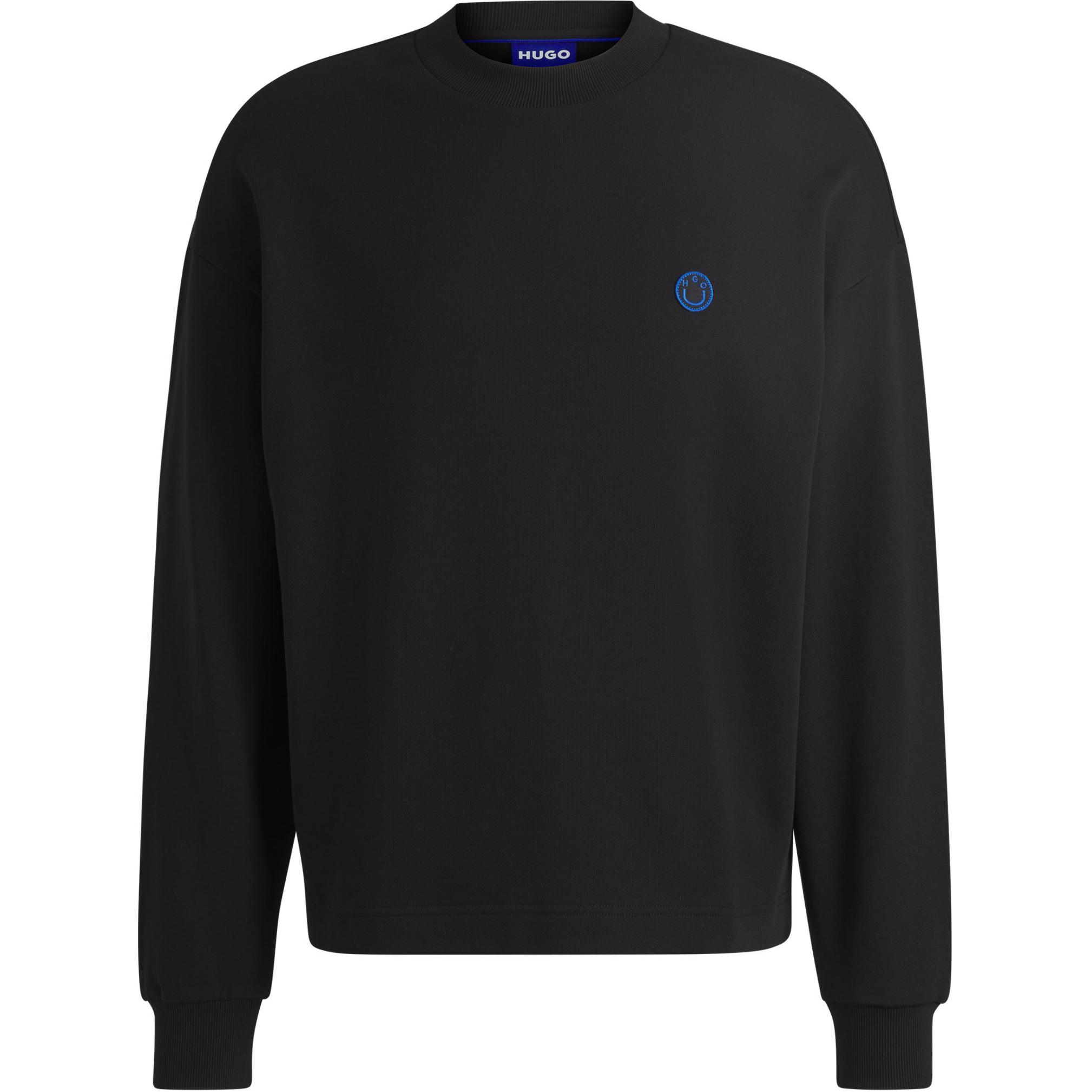 

HUGO BOSS Футболка худи мужская черная FW24