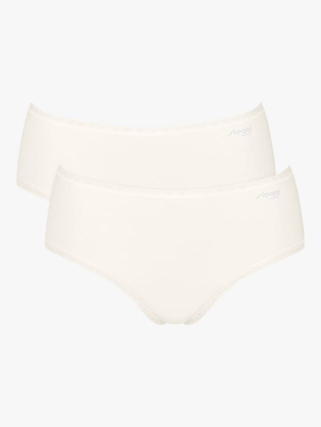 

Органические хлопковые миди-трусики GO Organic Cotton sloggi, Silk White