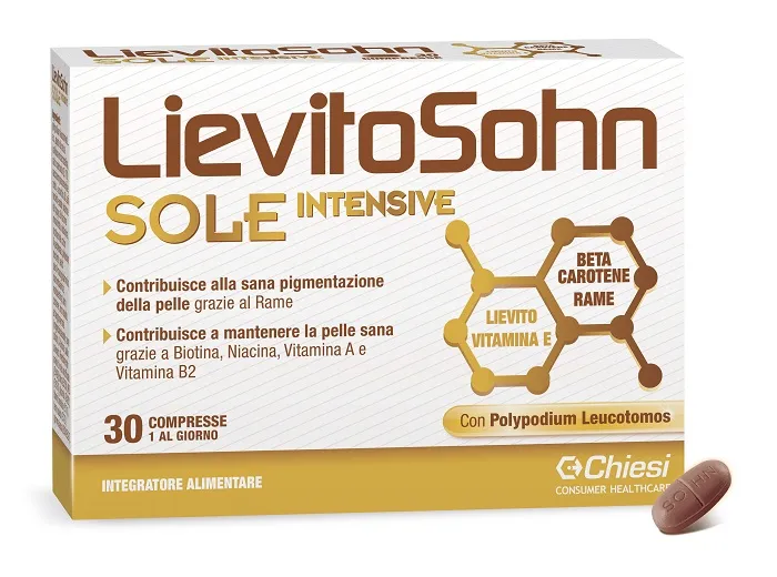 

YeastSohn Sole Добавка для интенсивного загара, 30 таблеток Lievitosohn