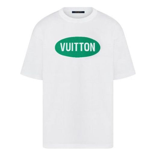 

Футболка Men's LOUIS VUITTON SS22 Alphabet Pattern Printing Short Sleeve White T-Shirt, белый