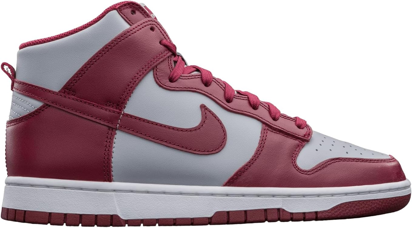 Кроссовки Nike Dunk High Black White (2021), Dark Beet