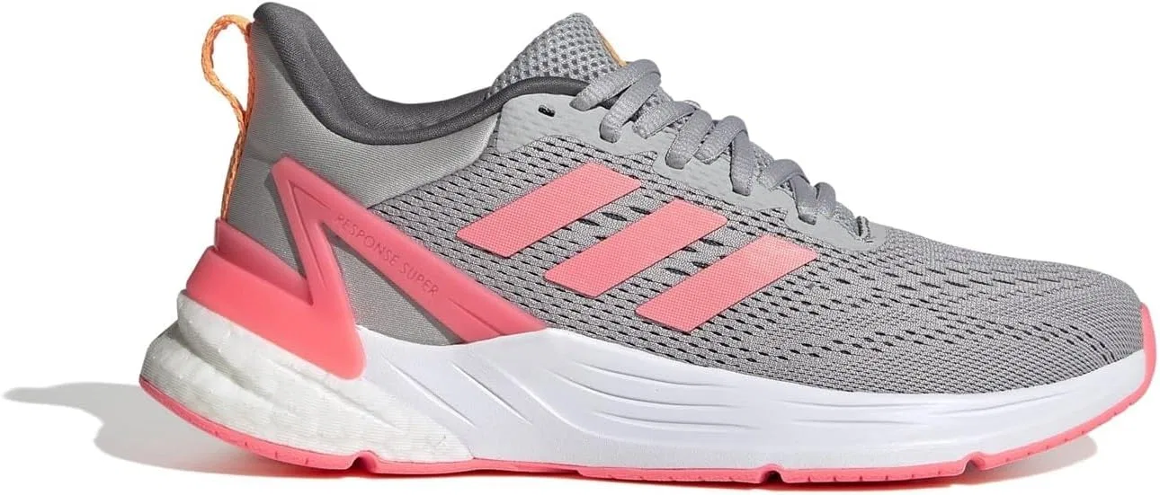 Детские беговые кроссовки Adidas Response Super 2.0 J унисекс, Grey Two Acid Red Flash Orange — фото 2