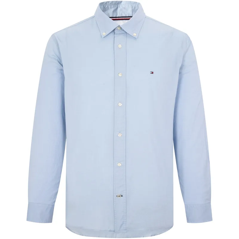 Рубашка с логотипом Junior Tommy Hilfiger, Light Blue C1S