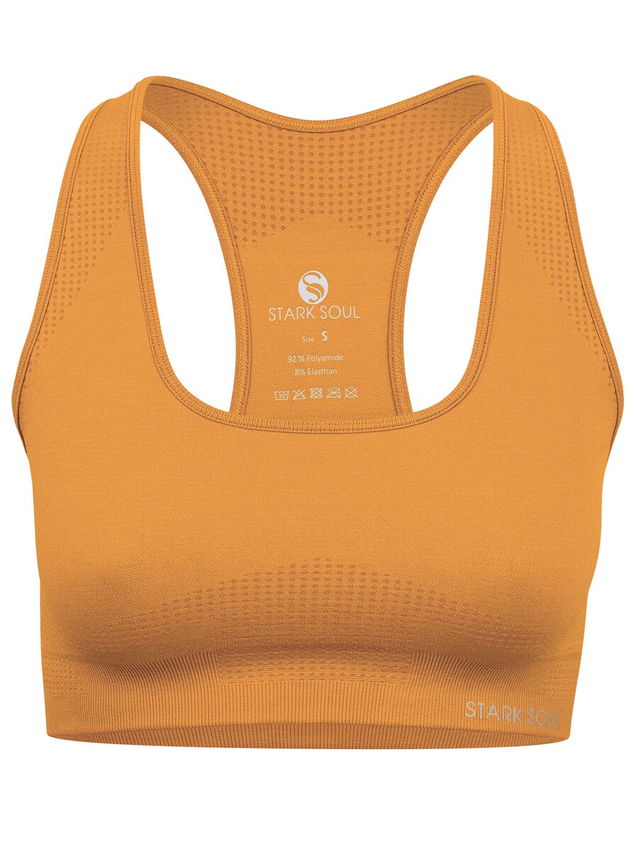 

Спортивный бюстгальтер-бралетт Stark Soul, оранжевый