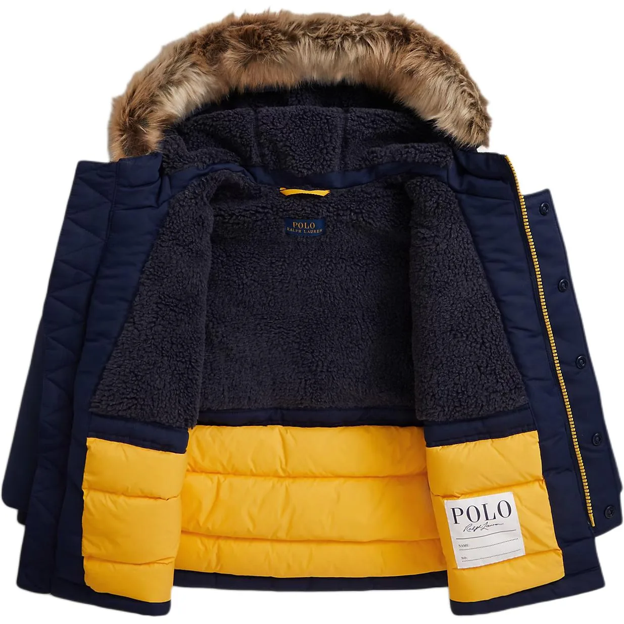 Детская пуховая куртка Polo Ralph Lauren, Newport Marine Blue — фото 2