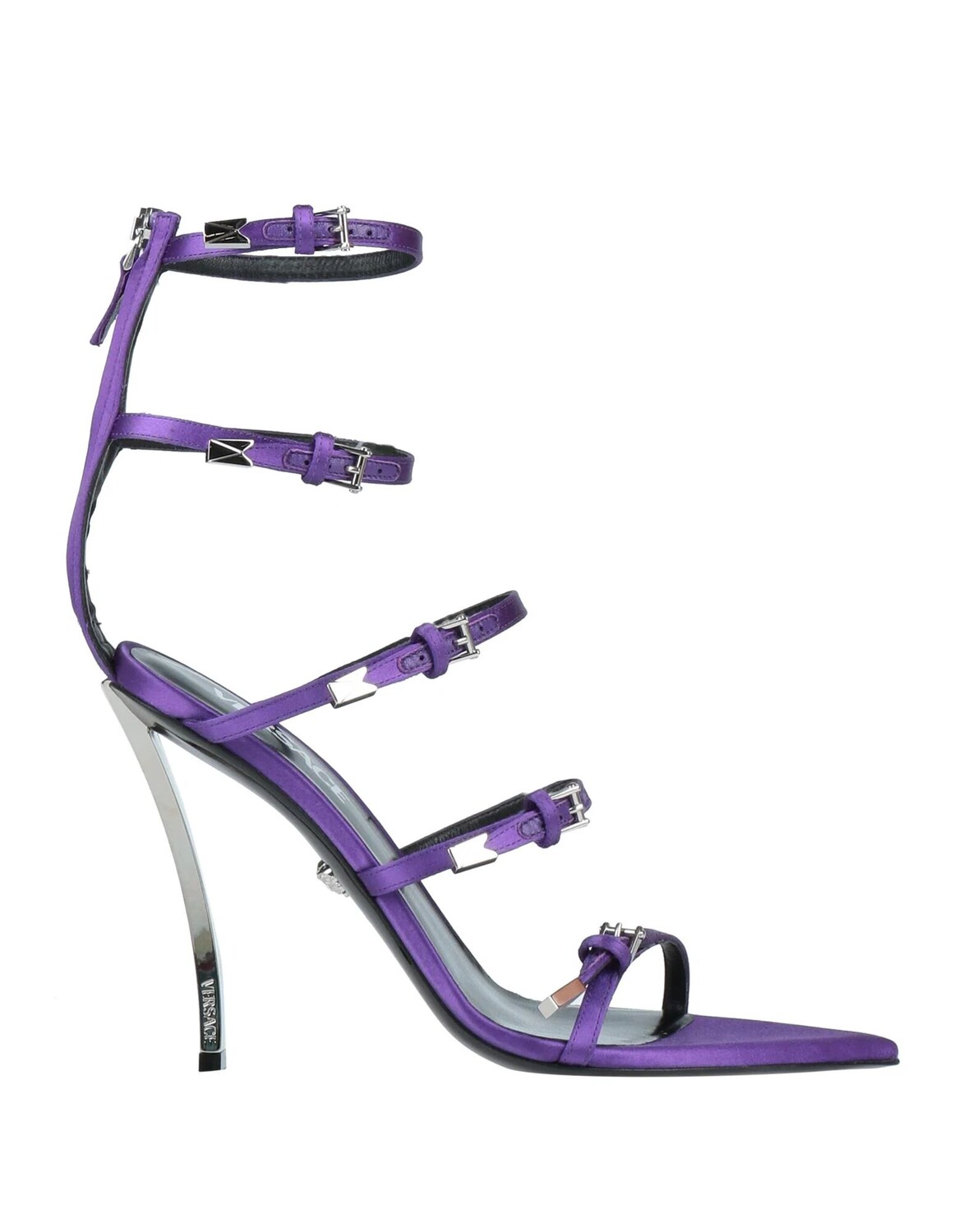 Сандалии Versace, фиолетовый