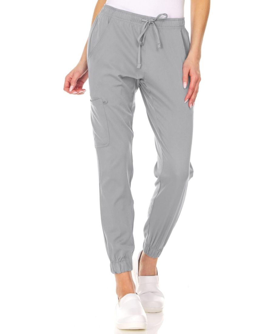 

Брюки-джоггеры Leah Plus Size с пятью карманами, эластичные, желтые, размер 3XL Medichic, Grey