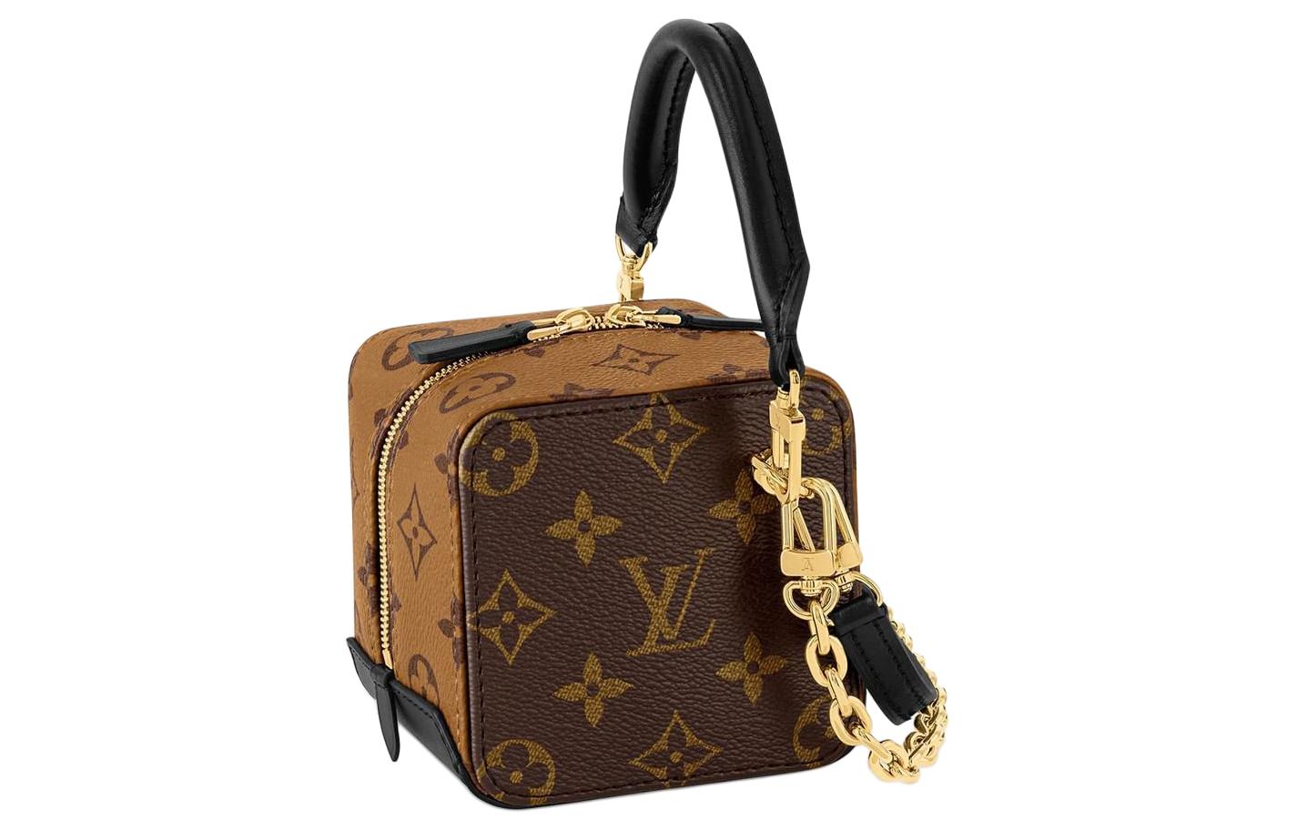 Кожаная женская сумка коричневая LOUIS VUITTON — фото 2