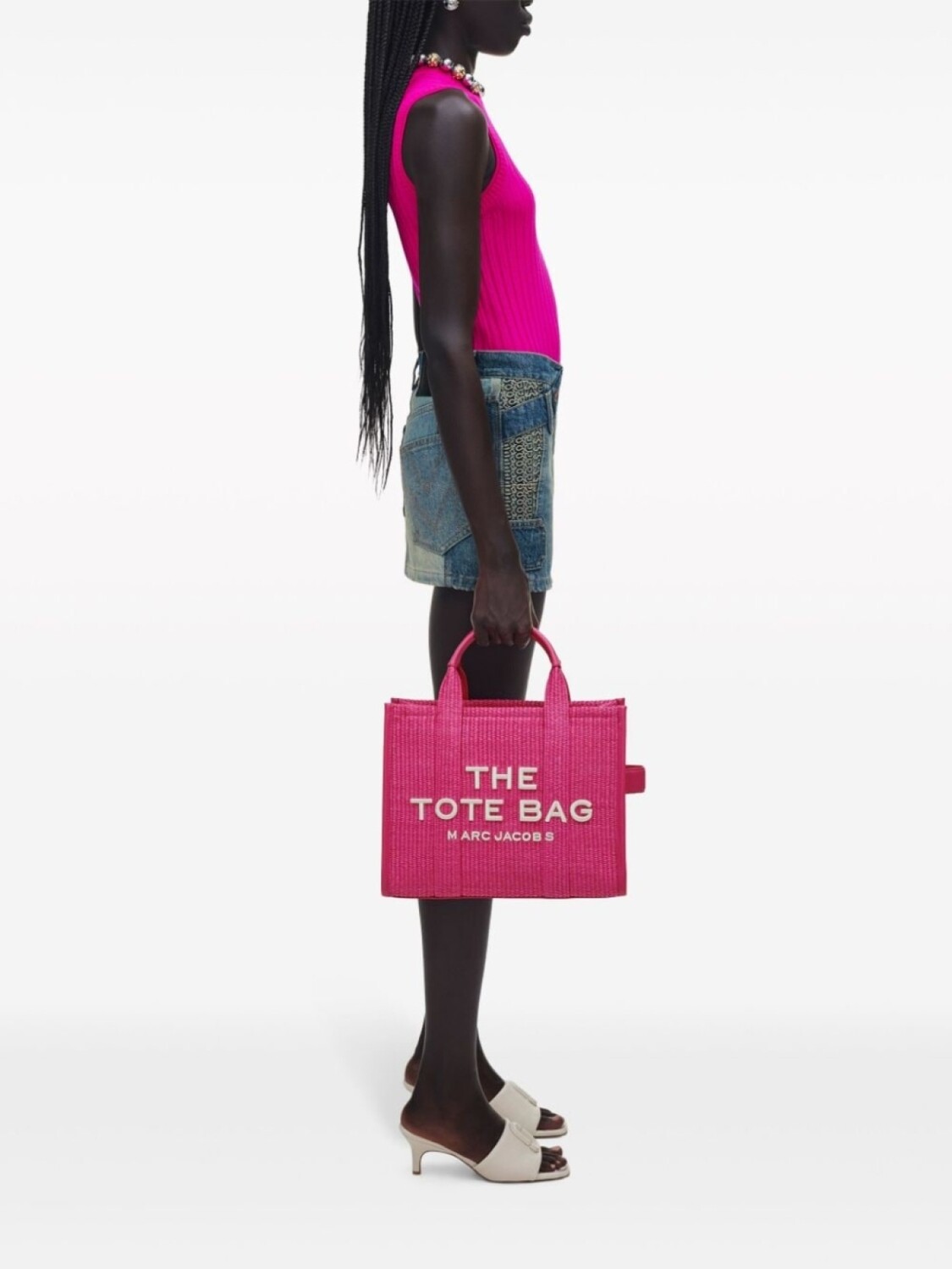 Marc Jacobs сумка The Medium Tote, розовый — фото 2