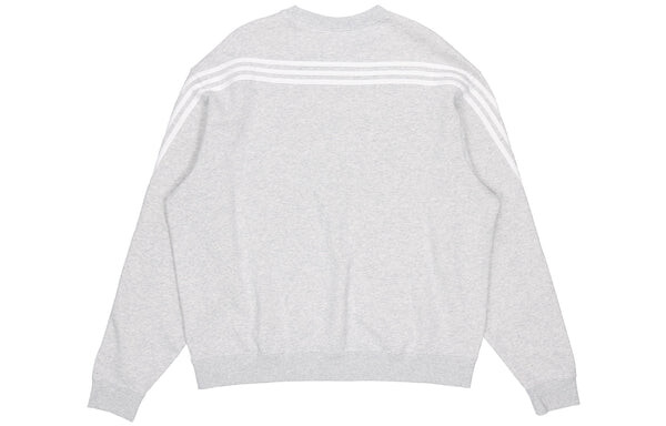Толстовка Men's adidas originals Side Stripe Loose Round Neck Pullover Gray, мультиколор — фото 2
