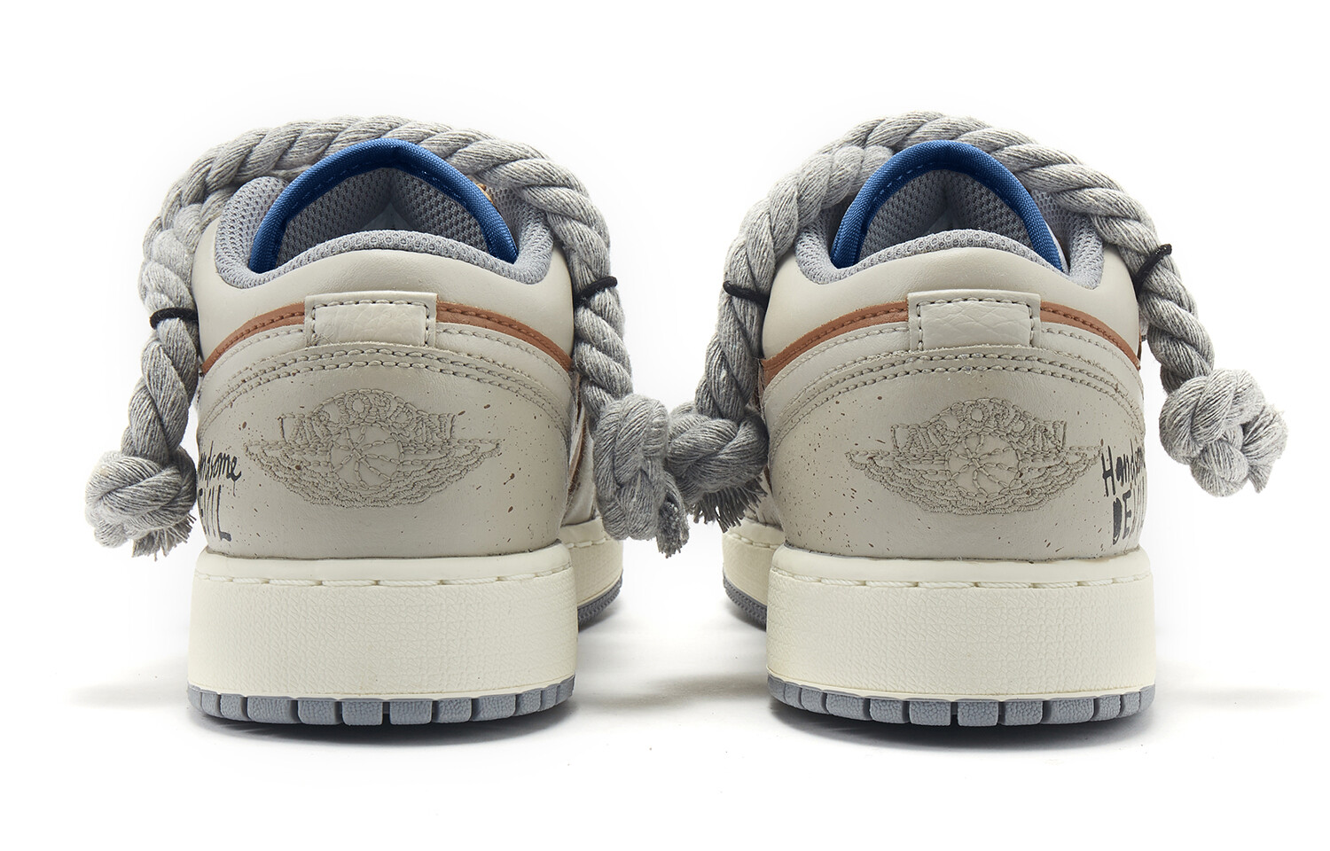Кроссовки Vintage Jordan Air Jordan 1, бежевый — фото 3