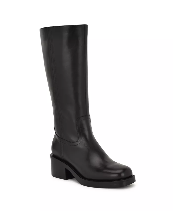 Женские ботинки Broklyn на высоком каблуке из кожи Nine West, черный