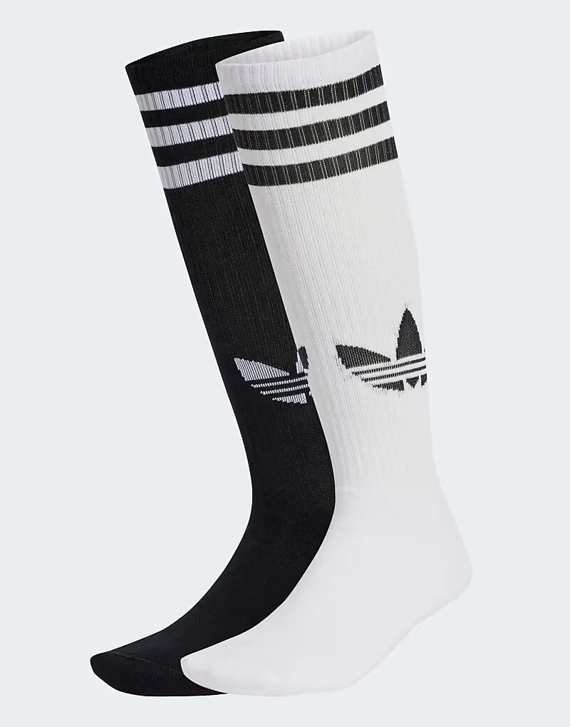 

Гольфы Adidas Originals Adicolor 70s, 2 пары, белый/черный