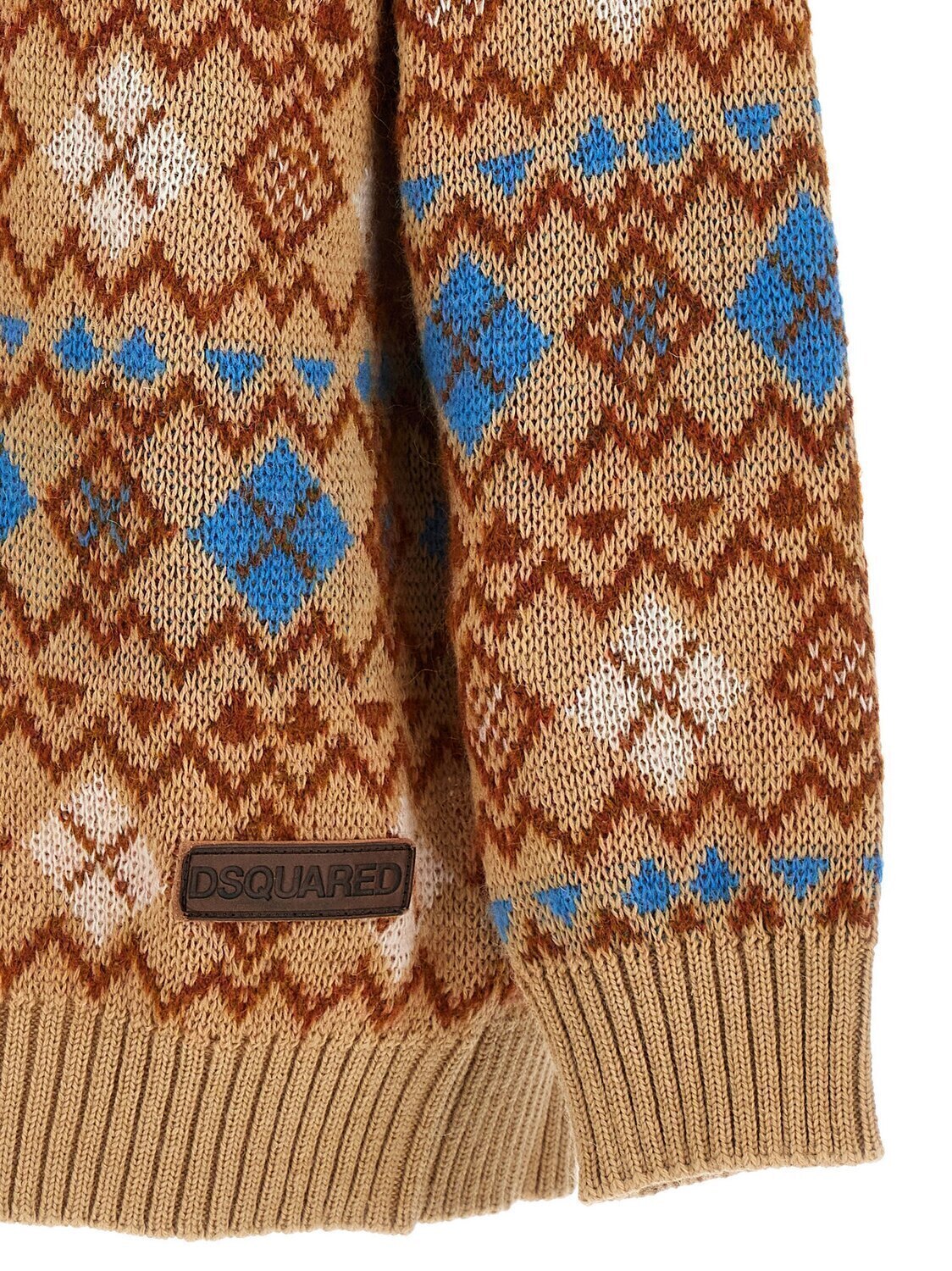 Кардиган 'Heart Vintage Shetland' DSQUARED2, мультиколор — фото 4