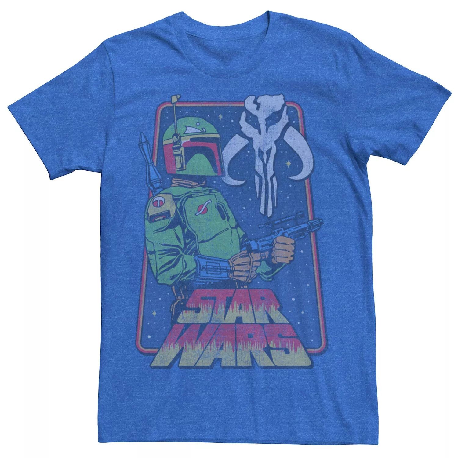 

Мужская футболка Boba Fett The Mandalorian Vibrance Star Wars