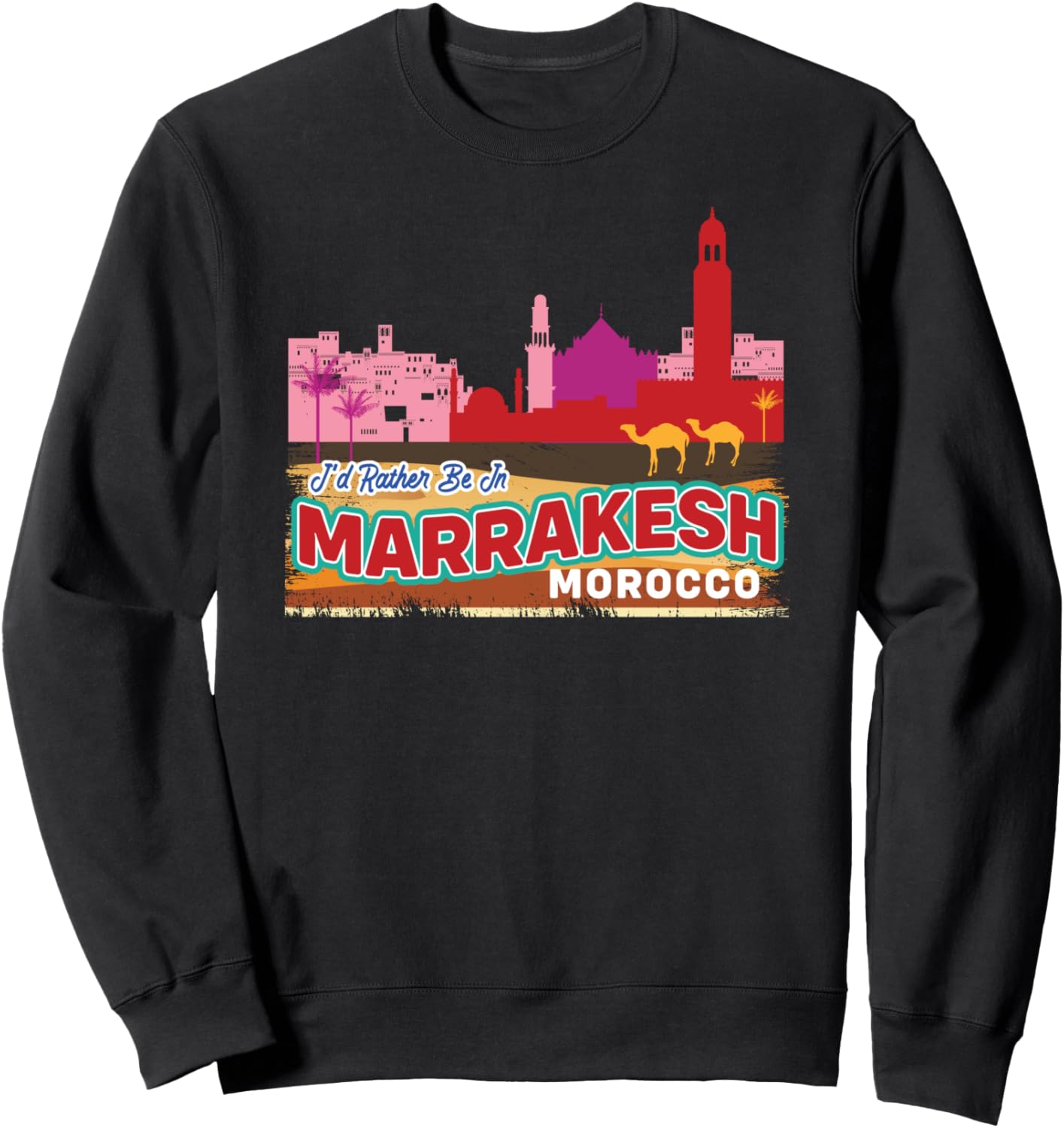 

Я бы предпочла быть в Марракеше, Марокко - забавная винтажная марокканская сувенирная толстовка, черная Family Heritage Gifts, Черный, Я бы предпочла быть в Марракеше, Марокко - забавная винтажная марокканская сувенирная толстовка, черная Family Heritage 