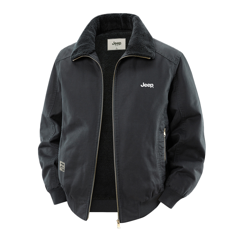 

Куртка Unisex Lapel Fleece lined Jeep, pure черный