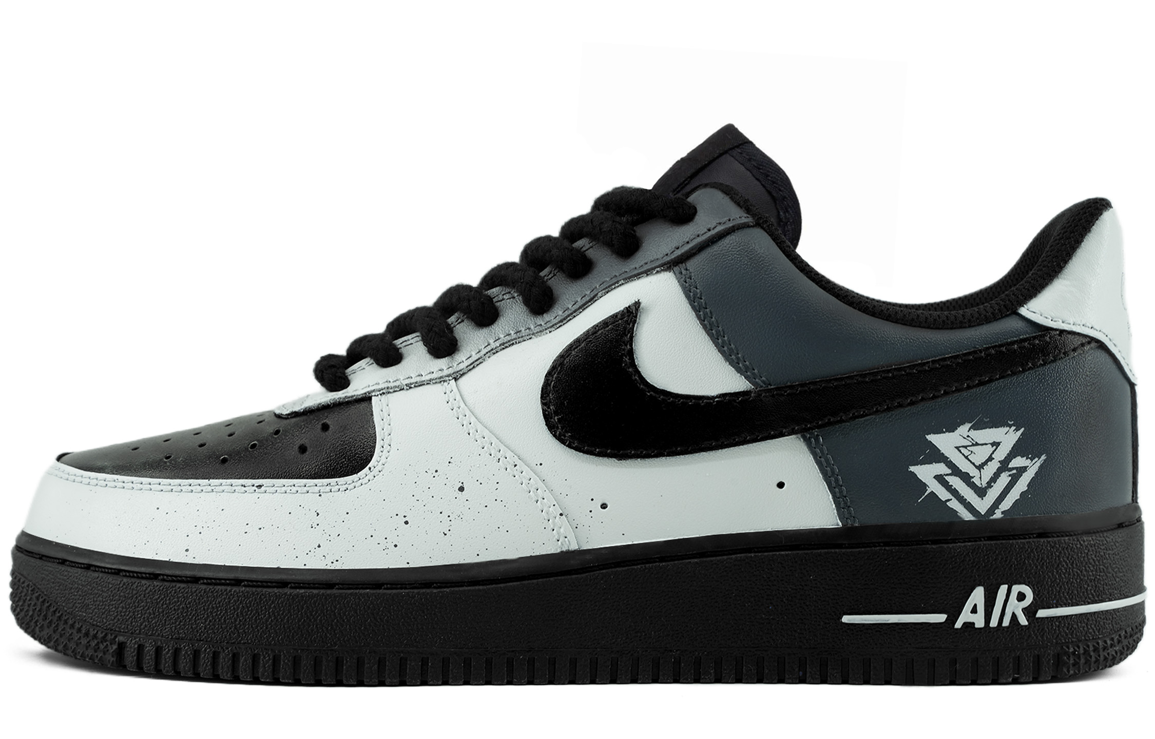 

Nike Кроссовки Air Force 1 для скейтбординга, увеличивающие рост, износостойкие, низкие, мужские, черно-серые