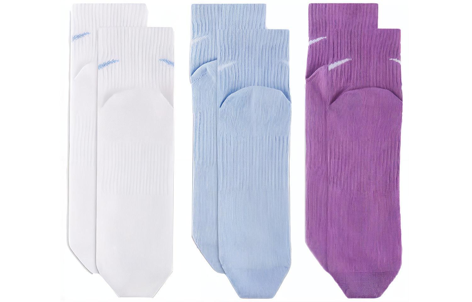 Носки до щиколотки, унисекс, разноцветные Nike, 3 pack (мультиколор) — фото 2
