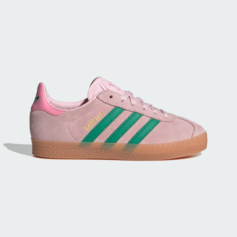 

Кроссовки Adidas Gazelle Shoes Kids, цвет Clear Pink/Court Green/Bliss Pink