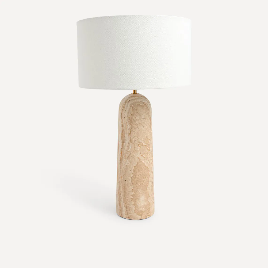 

Настольная лампа из травертина Luca El Corte Inglés, сырой
